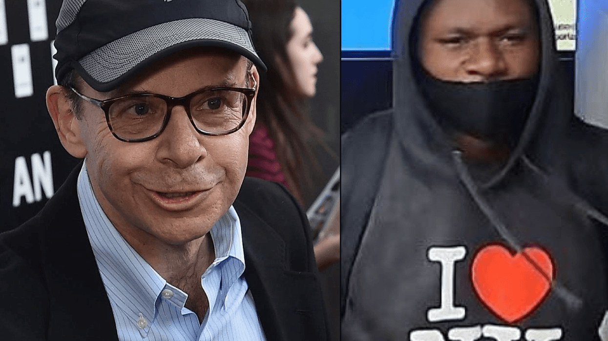 Actor Rick Moranis and the man suspected of attacking him