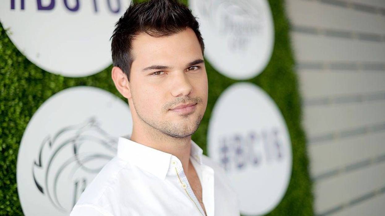 Actor Taylor Lautner at the 2016 Breeders' Cup World Championships at Santa Anita Park on November 5, 2016 in Arcadia, California