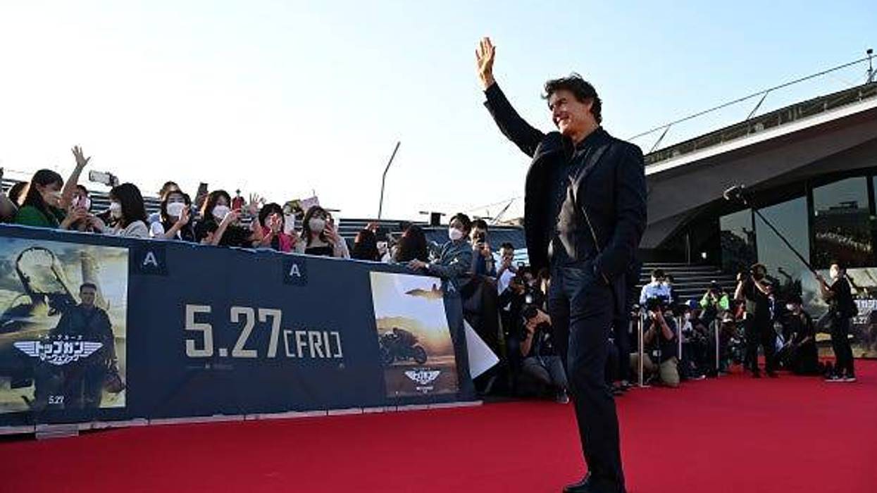 Actor Tom Cruise attends the red carpet for the Japan Premiere of "Top Gun: Maverick" at Osanbashi Yokohama on May 24, 2022 in Yokohama, Kanagawa, Japan.