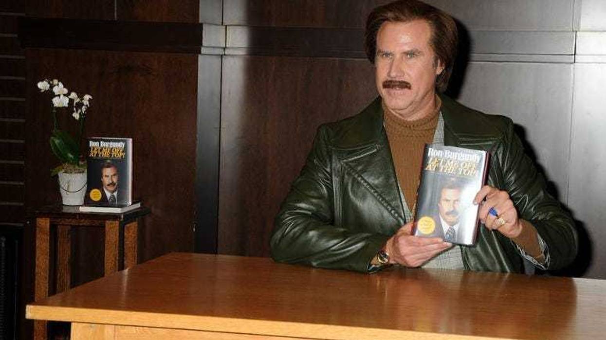 Actor Will Ferrell as Ron Burgundy