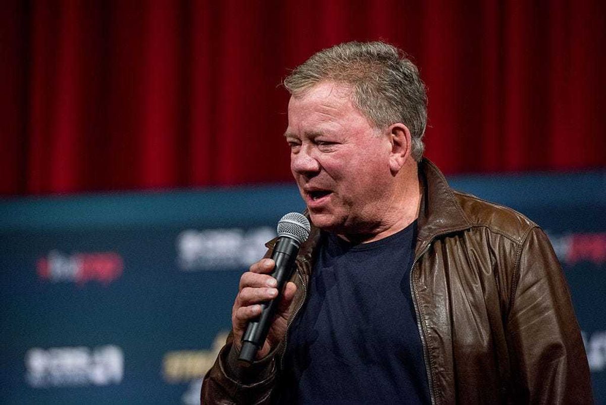 Actor William Shatner on the main stage during "Star Trek: Mission New York" day 3 at Javits Center on September 4, 2016 in New York City.