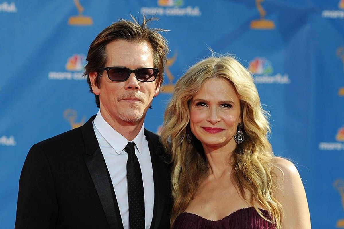 Actors Kyra Sedgwick and Kevin Bacon