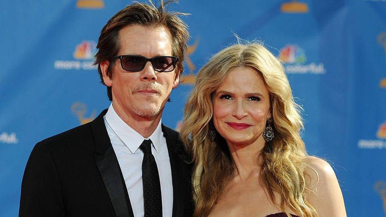 Actors Kyra Sedgwick and Kevin Bacon