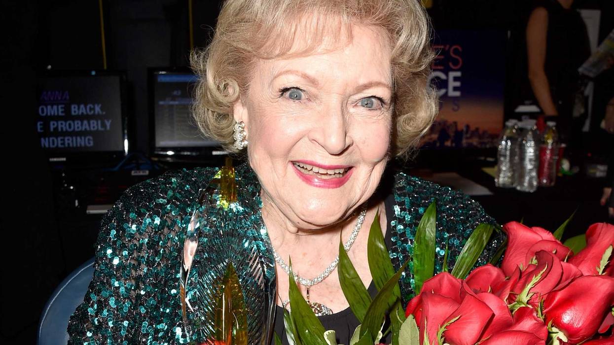 Actress Betty White attends the The 41st Annual People's Choice Awards at Nokia Theatre LA Live on January 7, 2015 in Los Angeles, California