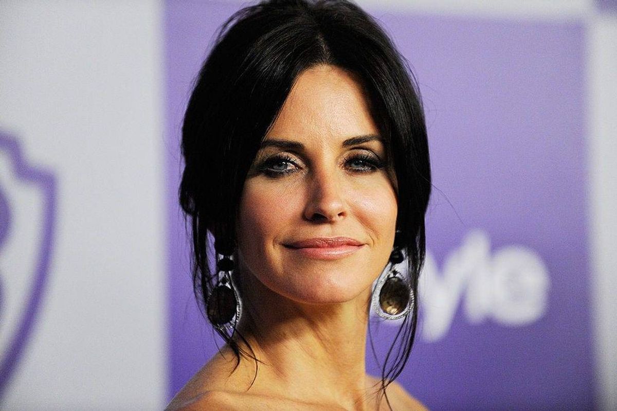 Actress Courteney Cox arrives at the InStyle and Warner Bros. 67th Annual Golden Globes after party