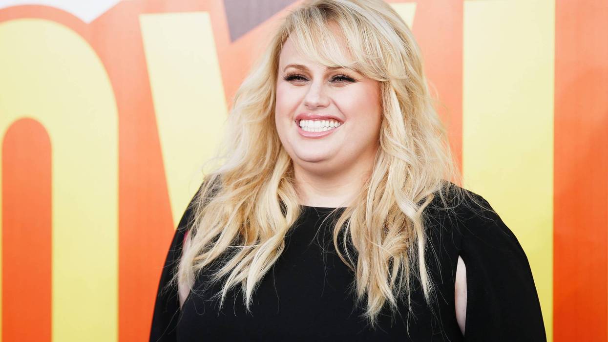 Actress Rebel Wilson attends The 2015 MTV Movie Awards