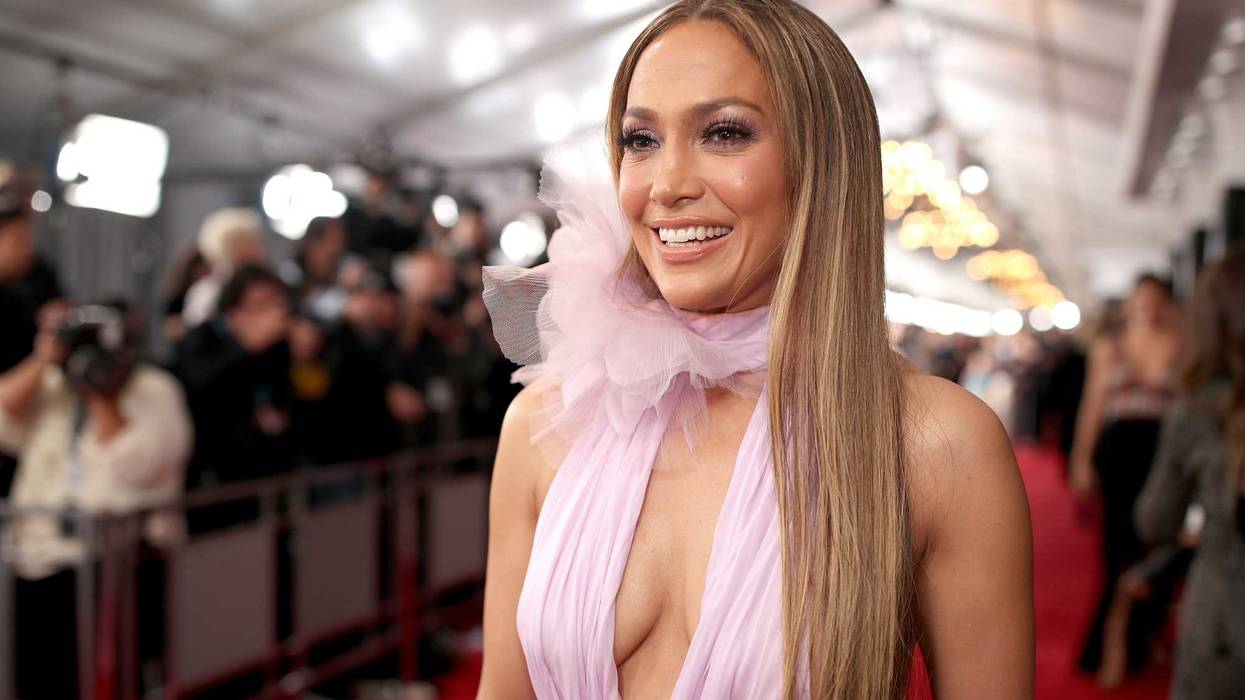 Actress/Singer Jennifer Lopez attends The 59th GRAMMY Awards