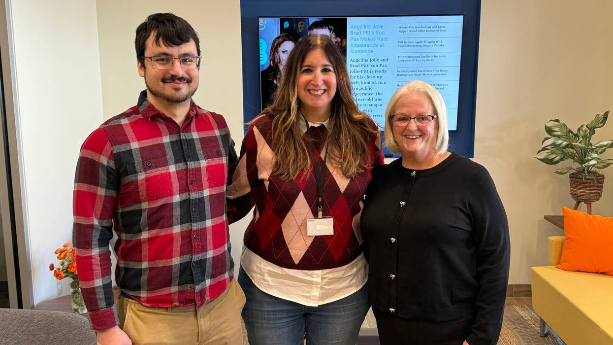 Adam Falzarano, Communications & Marketing Supervisor, Infinity Legacy & Pam Stern, Donor Mom and Heart Transplant Recipient