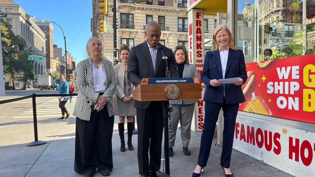 Adams joined Sanitation Commissioner Jessica Tisch on the Upper West Side to announce the new requirements