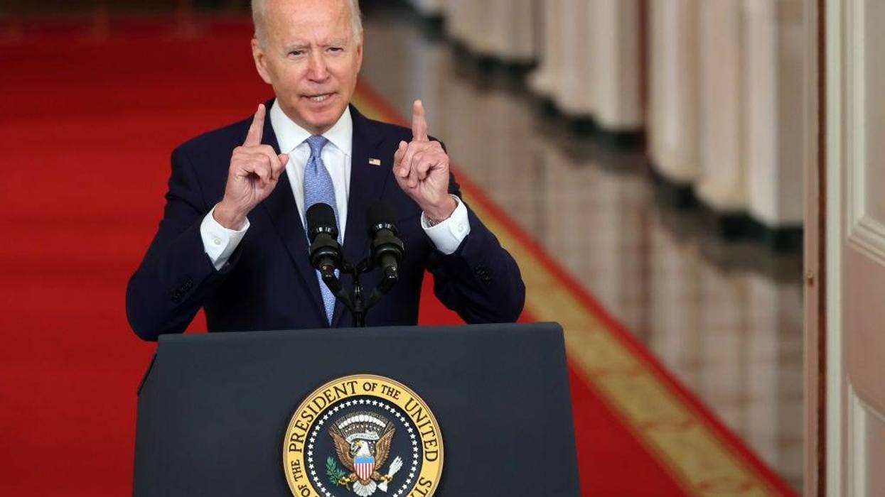 Addressing the nation, a defensive President Joe Biden on Tuesday called the U.S. military airlift to extract more than 120,000 Afghans, Americans and other allies to end a 20 year war an “extraordinary success.”
