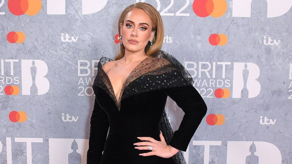 Adele arrives at The BRIT Awards 2022