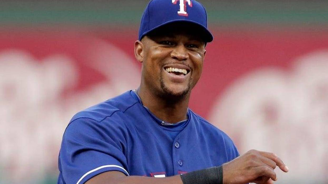 Adrian Beltre, Third Base, Texas Rangers, Uniform, Smile, 2018