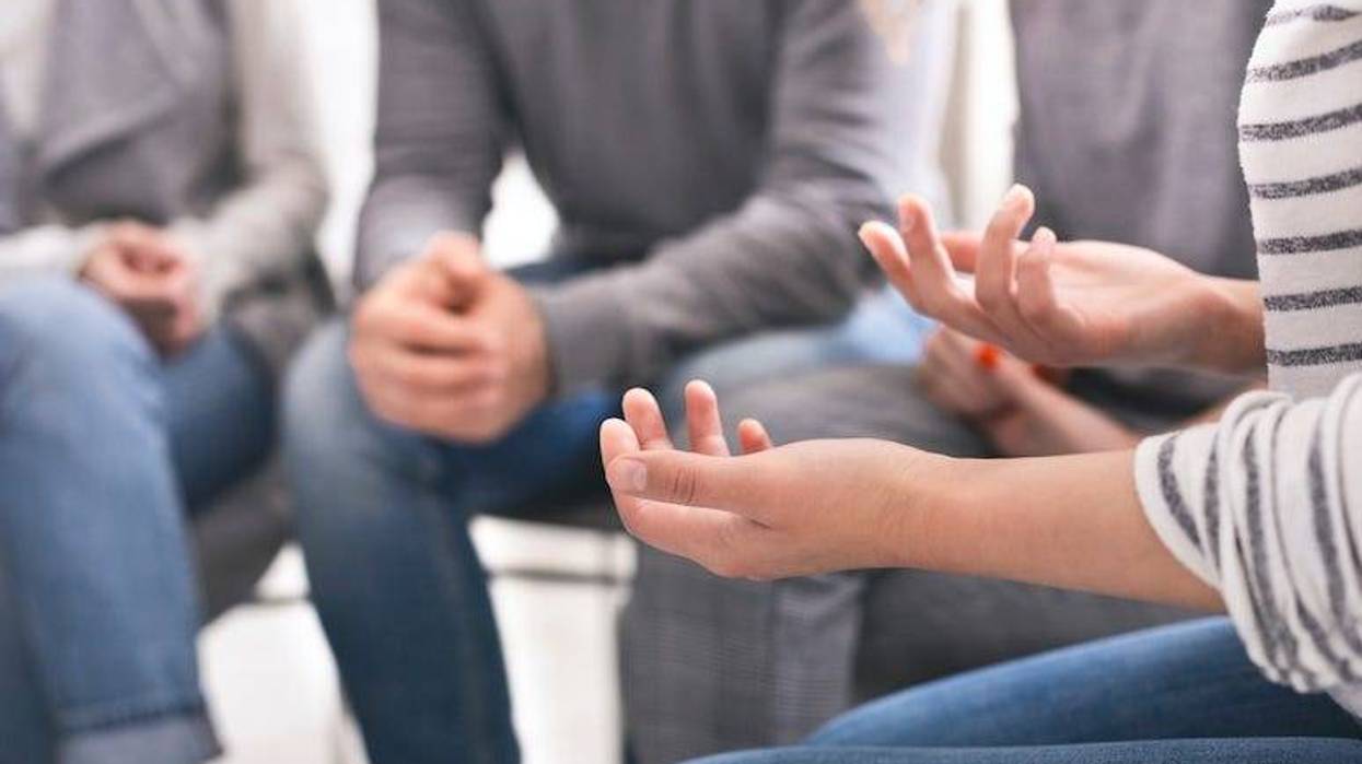 Adults Talking, Group, Conversation