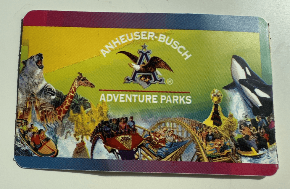 Advertisement for Busch Entertainment Corp parks