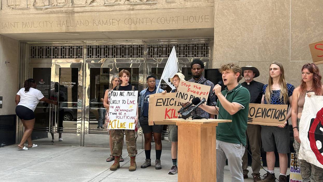 Advocates for the homeless are banding together against sweeps at several St. Paul encampments