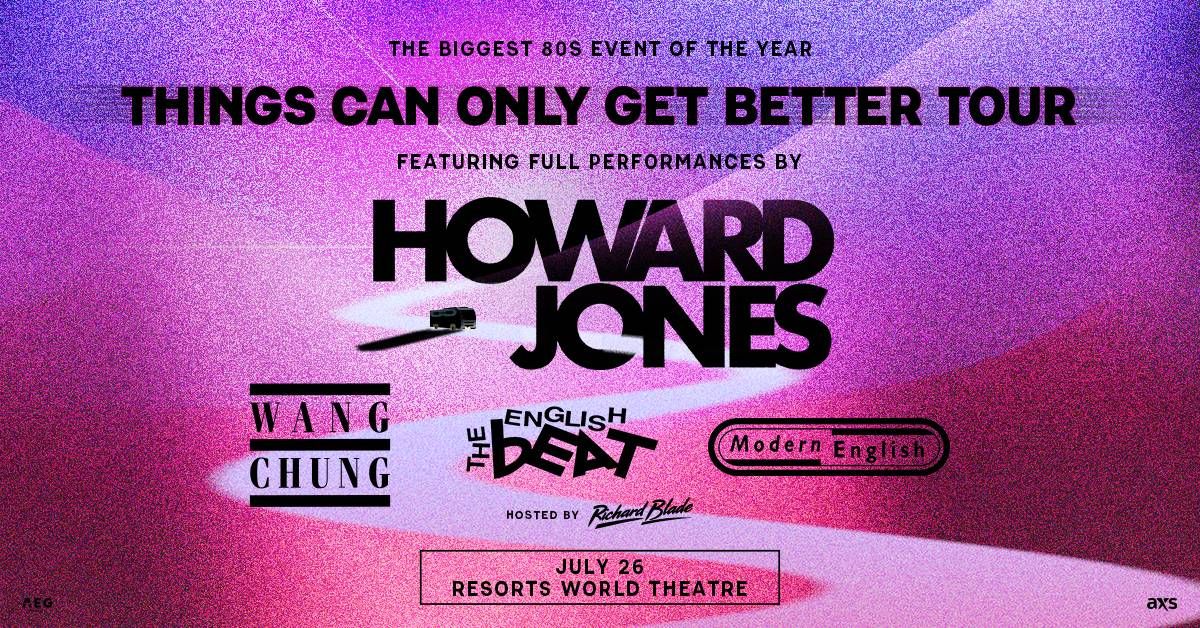 Howard Jones Tickets!