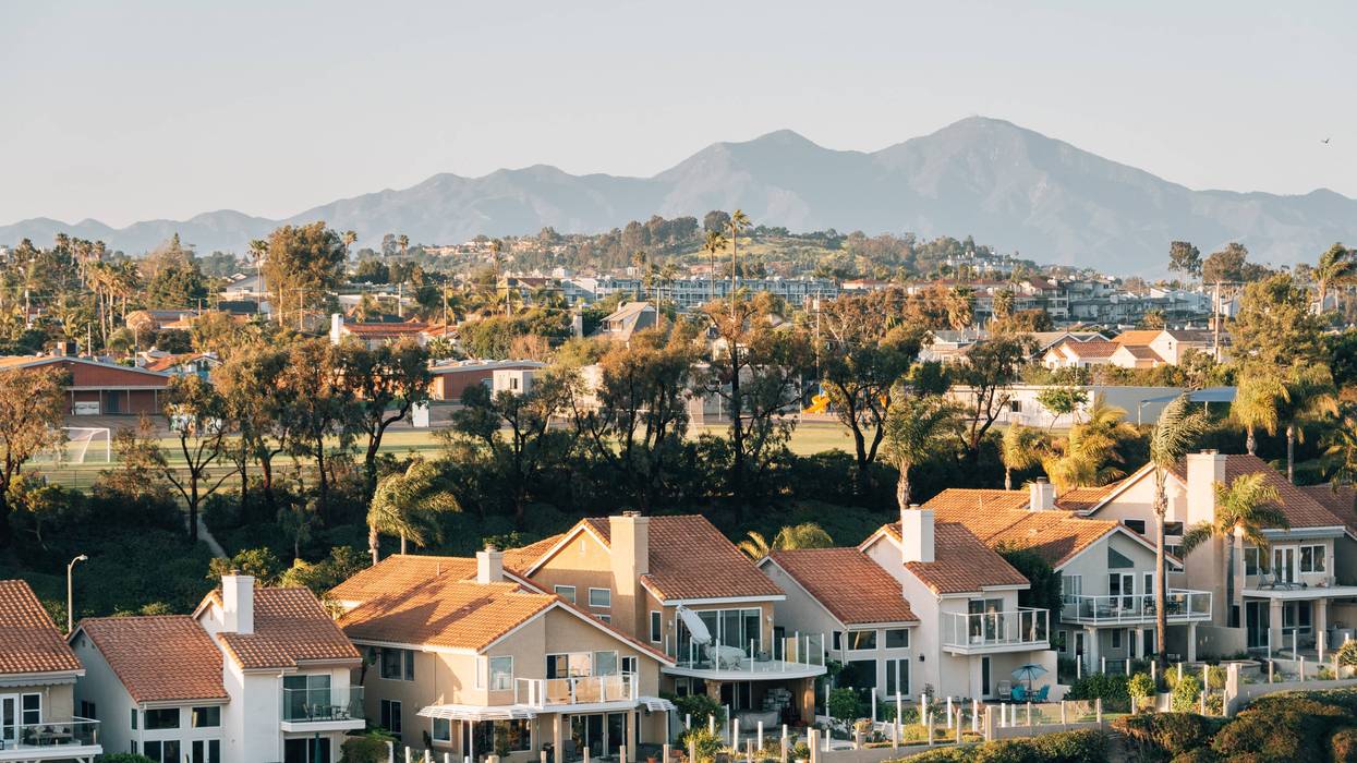 aerial view of dana point