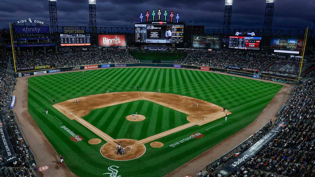 aerial view of Guaranteed Rate Field