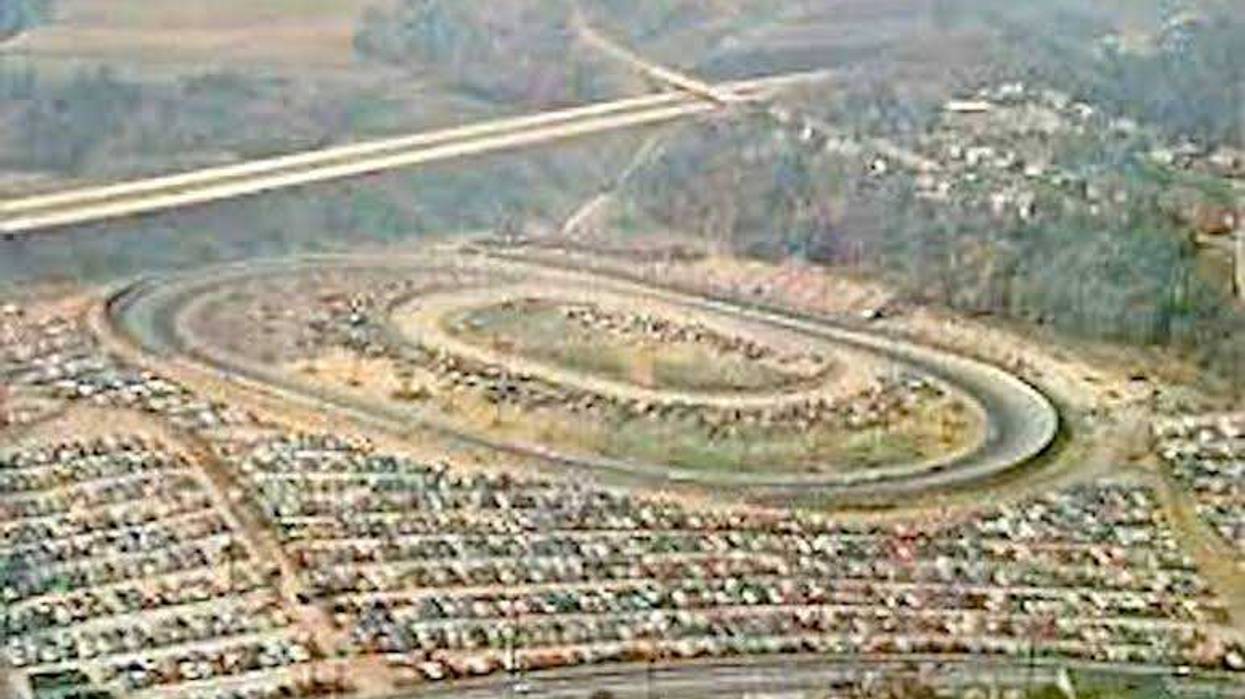 Aerial View Of Heidelberg Raceway South of Pittsburgh
