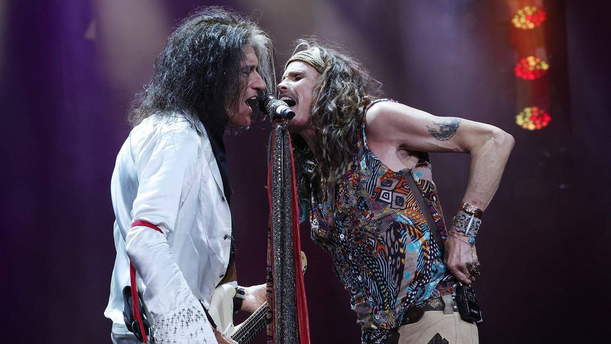 Aerosmith's Joe Perry and Steven Tyler