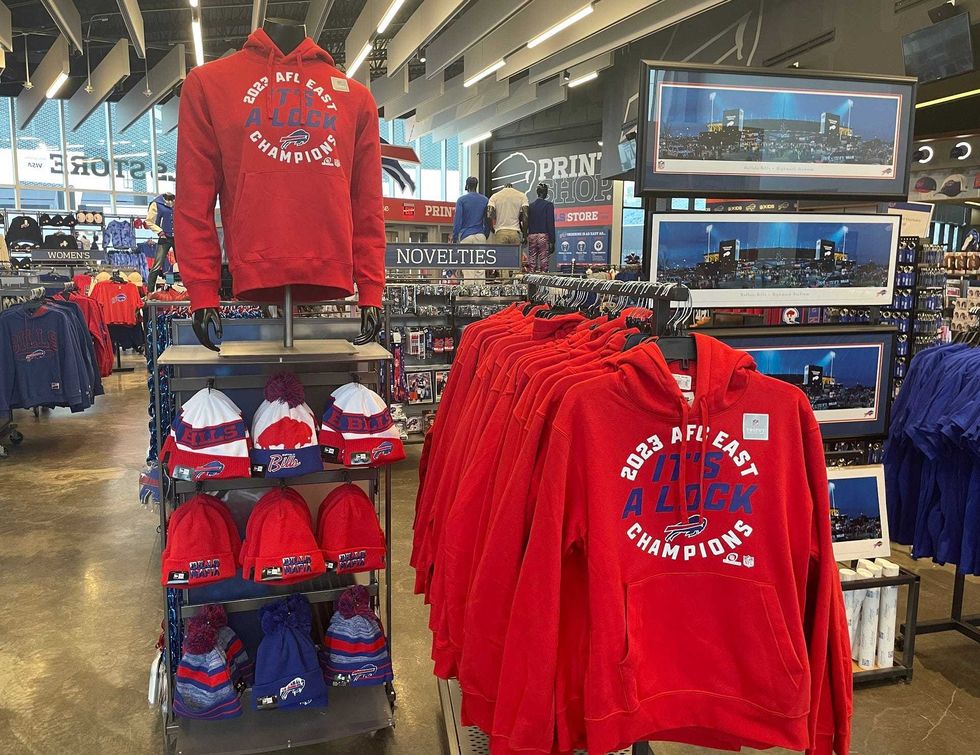 AFC East gear at the Bills Store