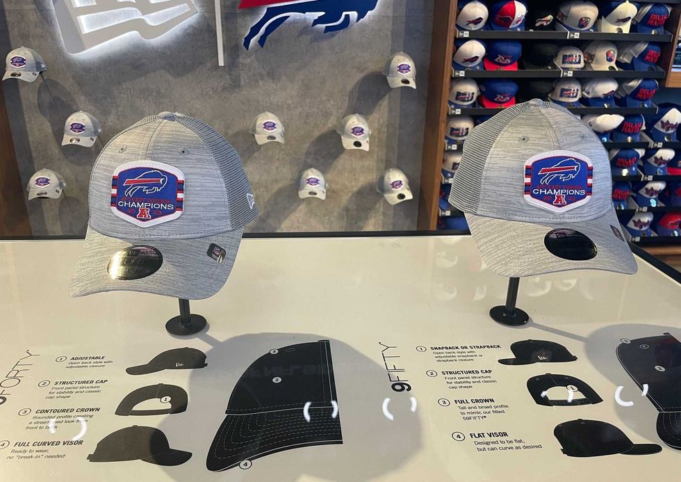AFC East gear at the Bills Store