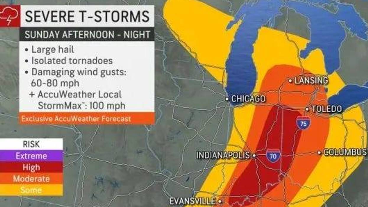 After a dreary start to the weekend across Metro Detroit, Sunday is going to blow in with a potential punch of severe weather.