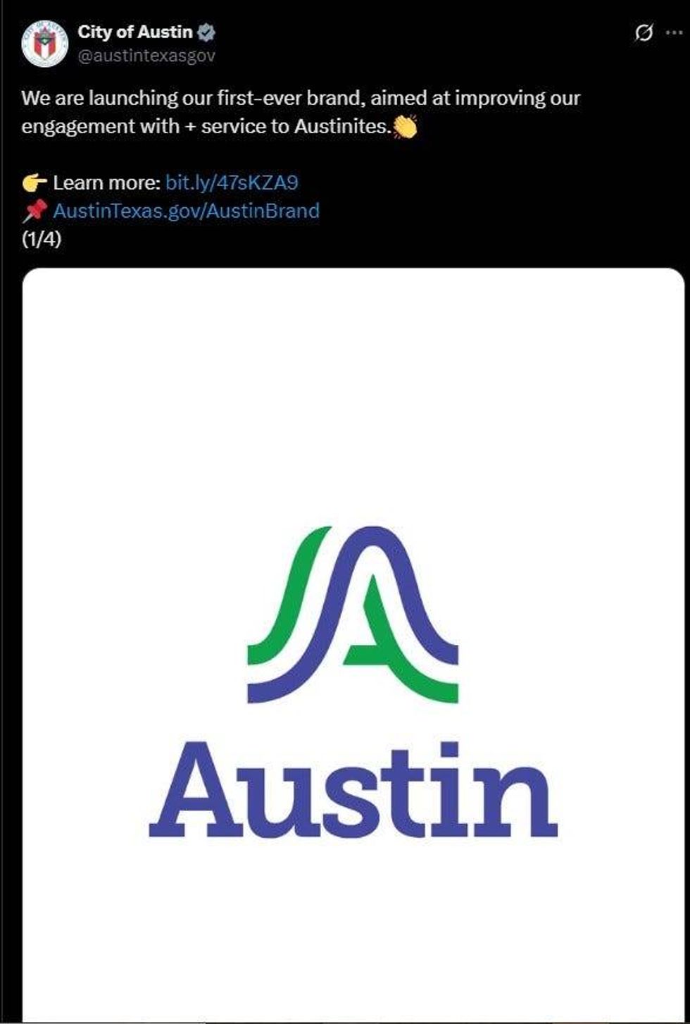 After seven years in the works and roughly $1.1 million in public funds, the City of Austin is rolling out its first official, unified logo on October 1.