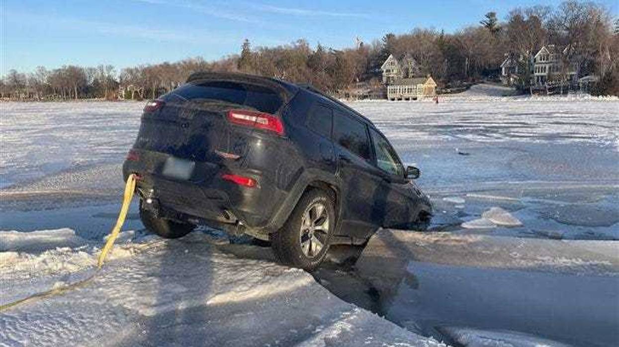After three vehicles fell through Lake Minnetonka this week, the Hennepin County Sheriff's Office is reminding people to think twice before going out on the ice.