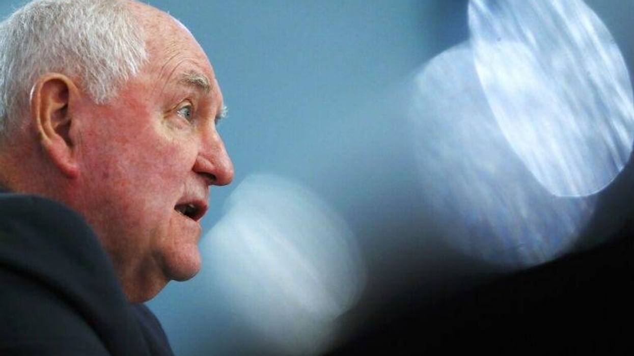 Agriculture Secretary Sonny Perdue testifies during a House Agriculture Committee hearing,