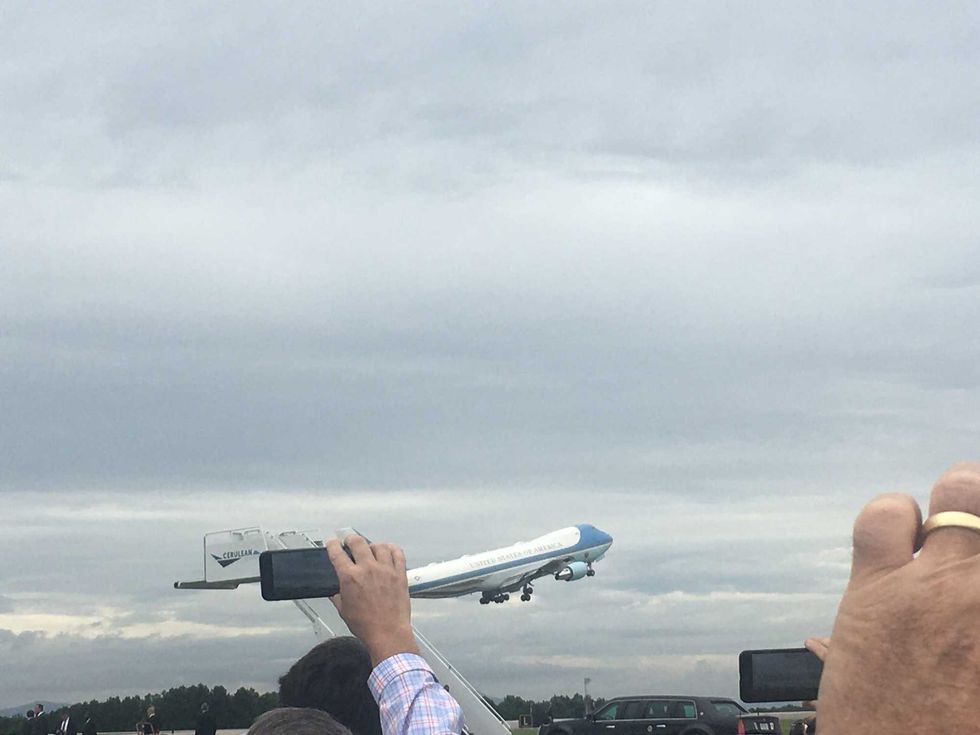 Air Force One taking off