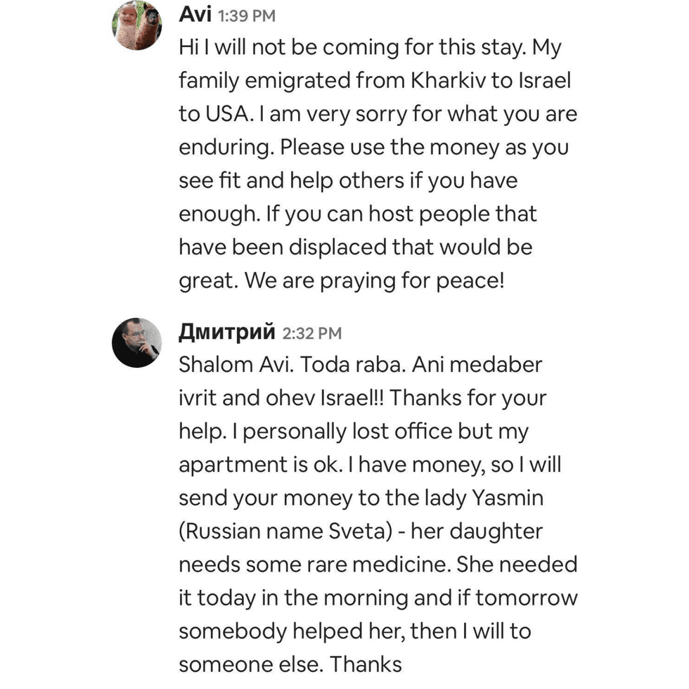 Airbnb rentals in Ukraine