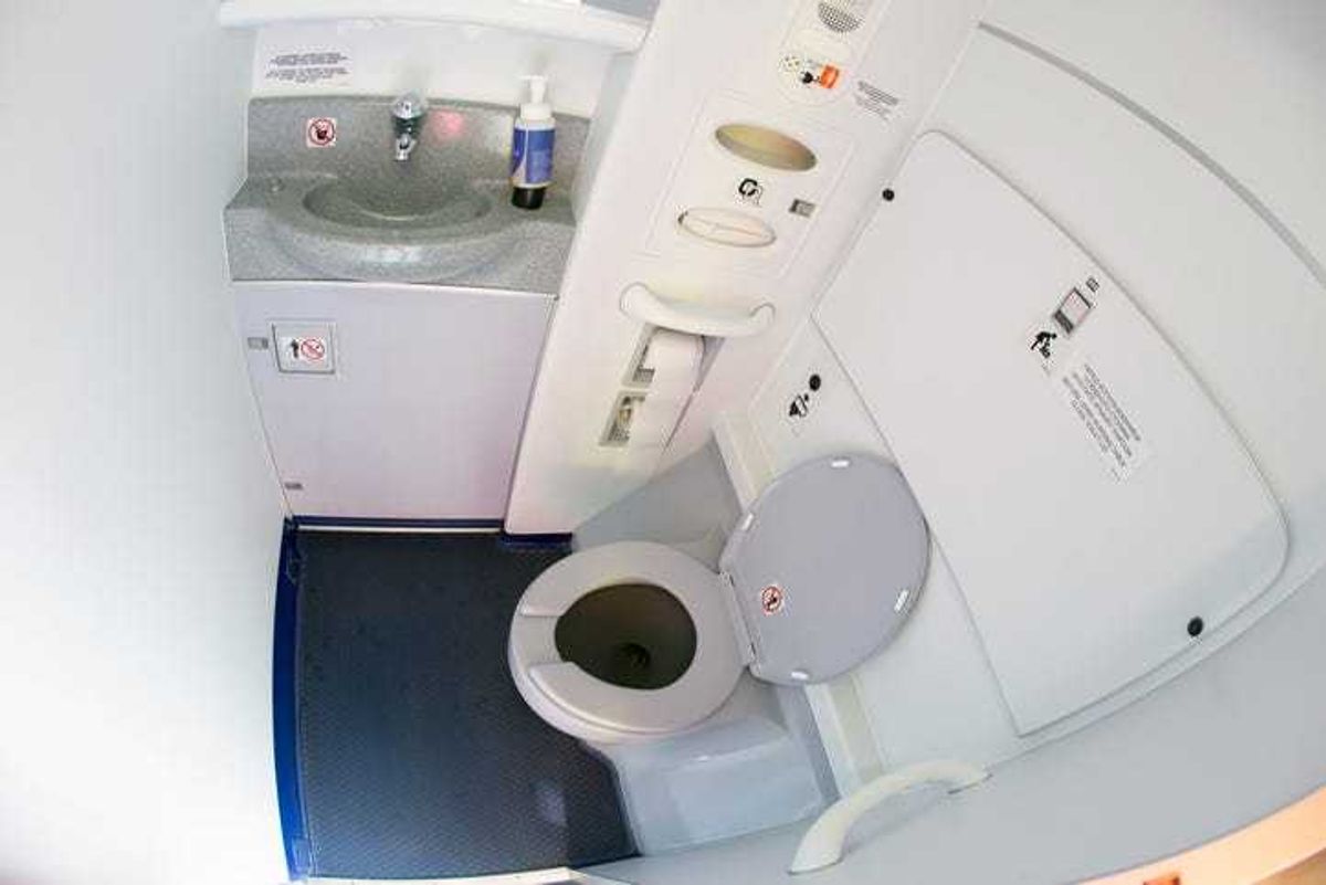airplane bathroom