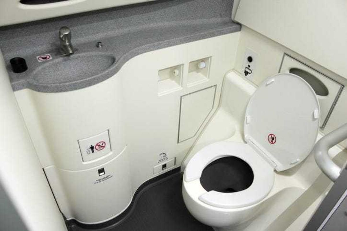 airplane bathroom