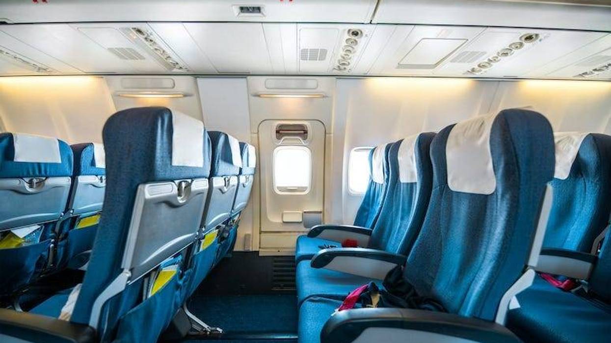 Airplane, Cabin, Seats, Empty