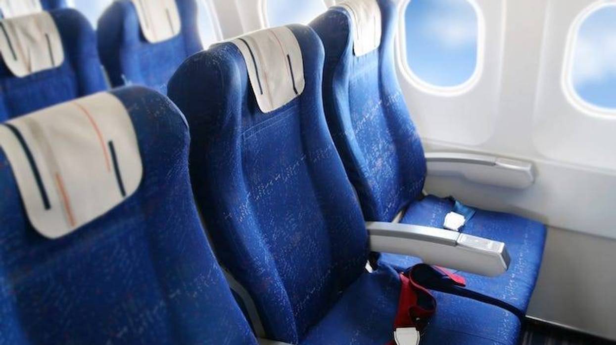 Airplane, Interior, Seats, Row, Cabin