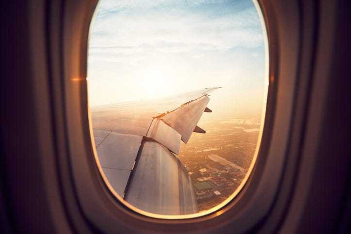 airplane window