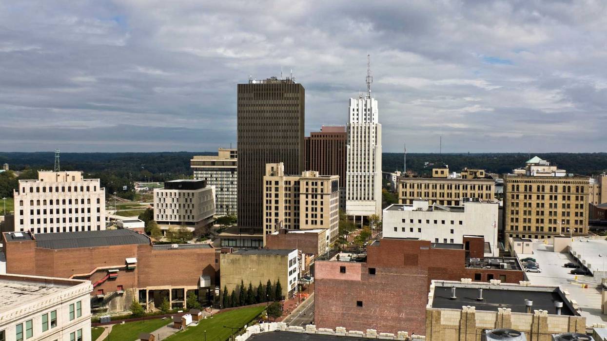 Akron skyline