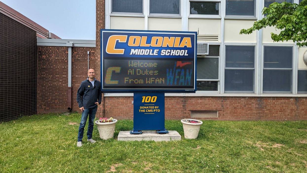 Al Dukes at Colonia Middle School