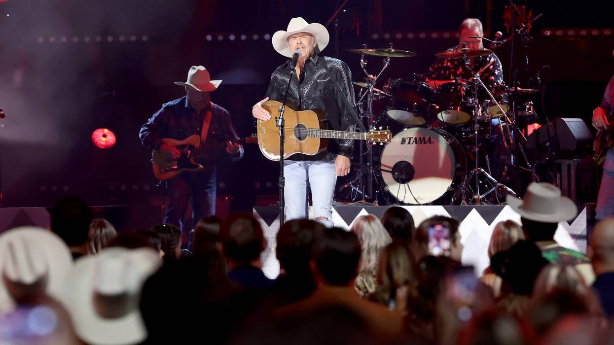 Alan Jackson performs onstage at The 56th Annual CMA Awards at Bridgestone Arena on Nov. 9, 2022, in Nashville, Tennessee.