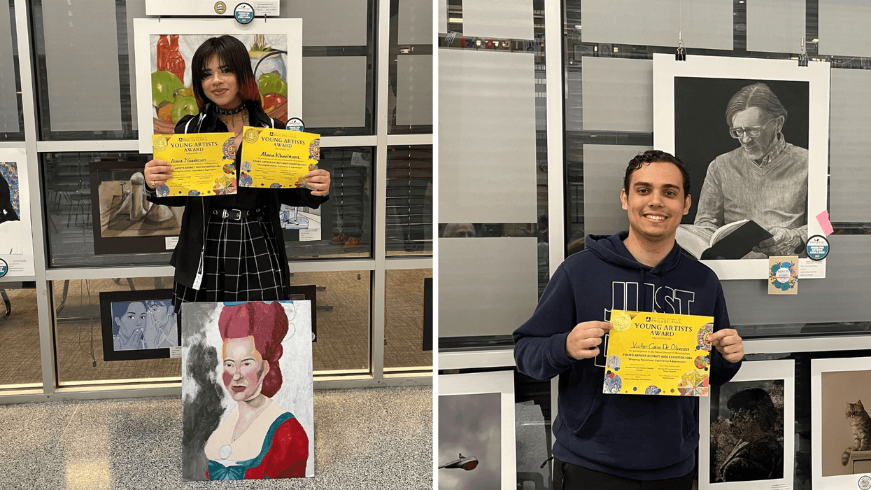 Alana Khavinson (left) and Victor Cava De Oliveira (right).