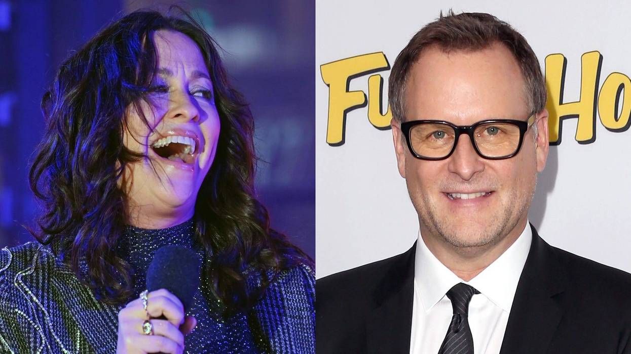 Alanis Morissette and Dave Coulier