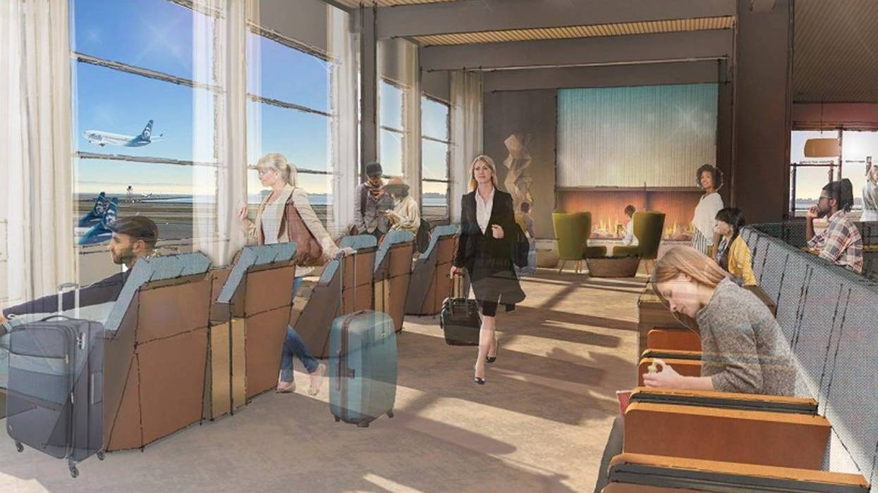Alaska Airlines Guest Lounge (Photo credit: Alaska Airlines)