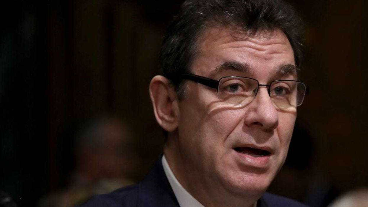 Albert Bourla, CEO of Pfizer, in 2019. (Photo by Win McNamee/Getty Images)