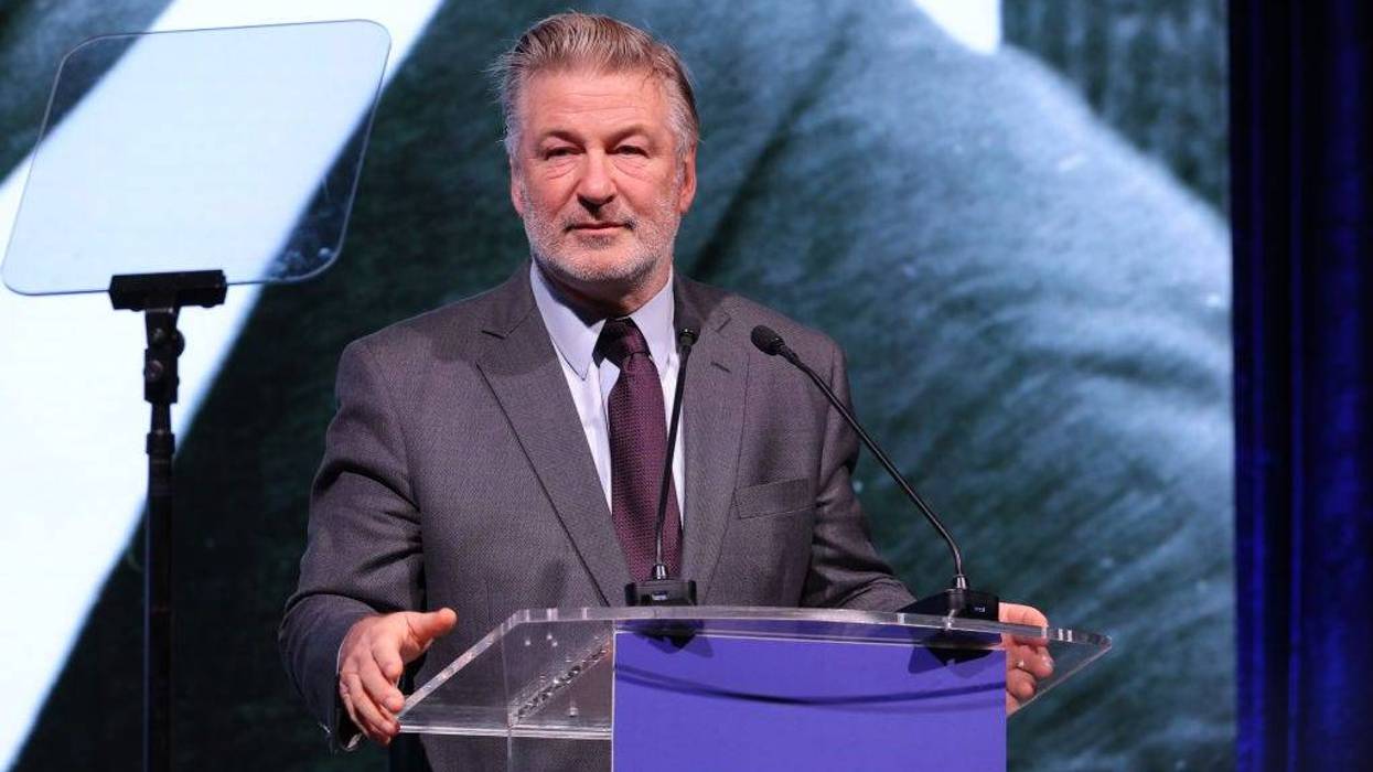 Alec Baldwin speaks onstage at the 2022 Robert F. Kennedy Human Rights Ripple of Hope Gala at New York Hilton on December 06, 2022 in New York City.