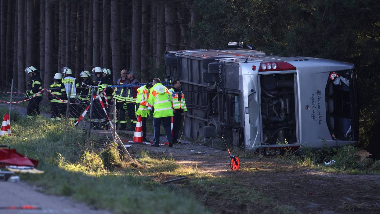 ALEMANIA-CHOQUE DE AUTOBÚS