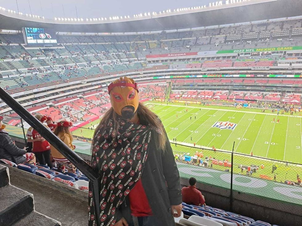 Alex at Estadio Azteca