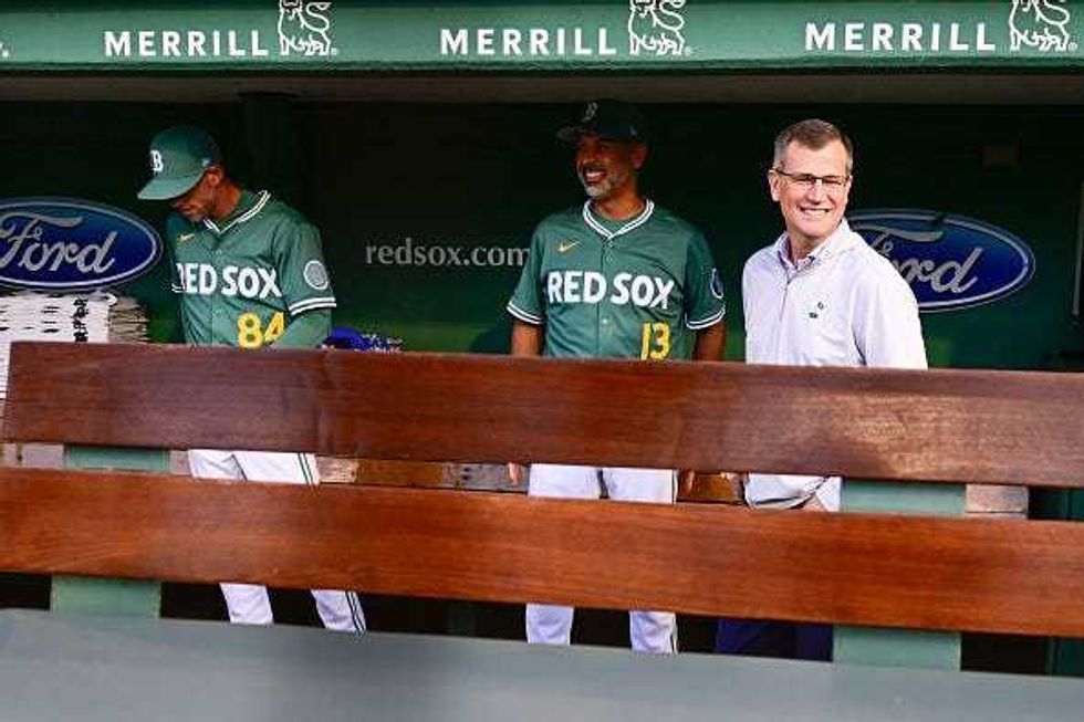 Alex Cora and Sam Kennedy