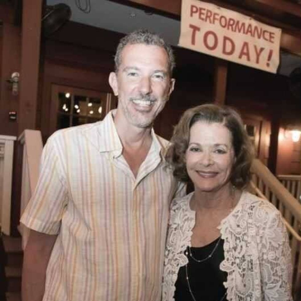 Alex Fraser and Jessica Walter