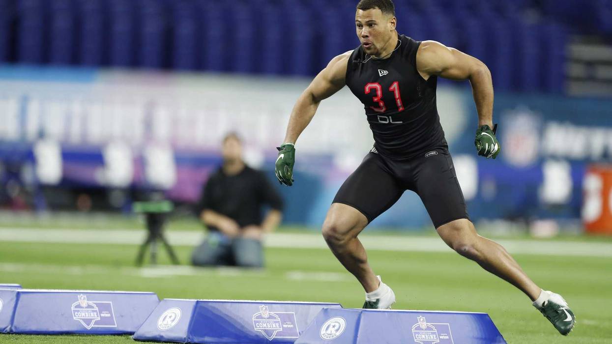 Alex Highsmith at combine
